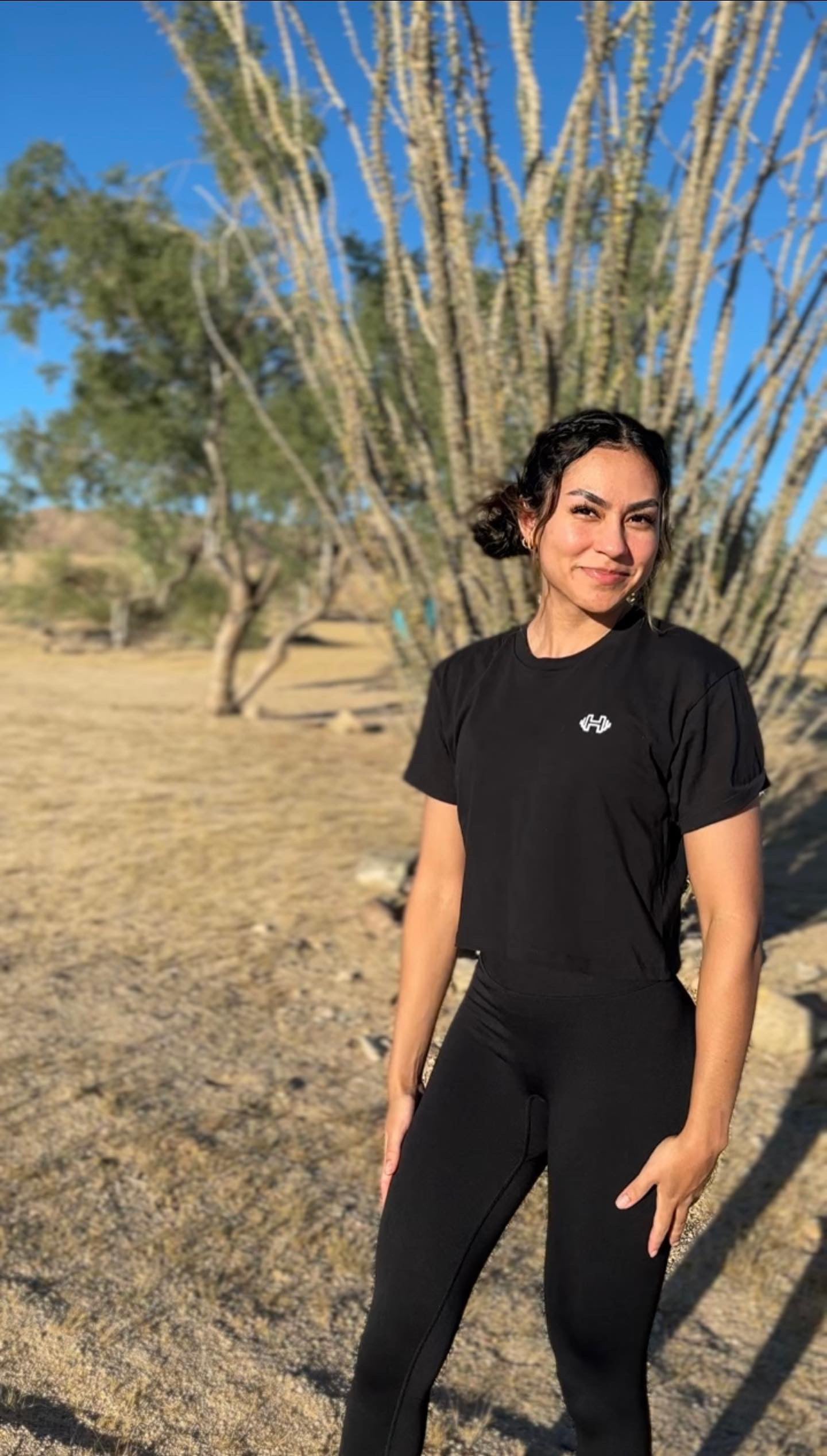 Black Lifestyle Crop Top