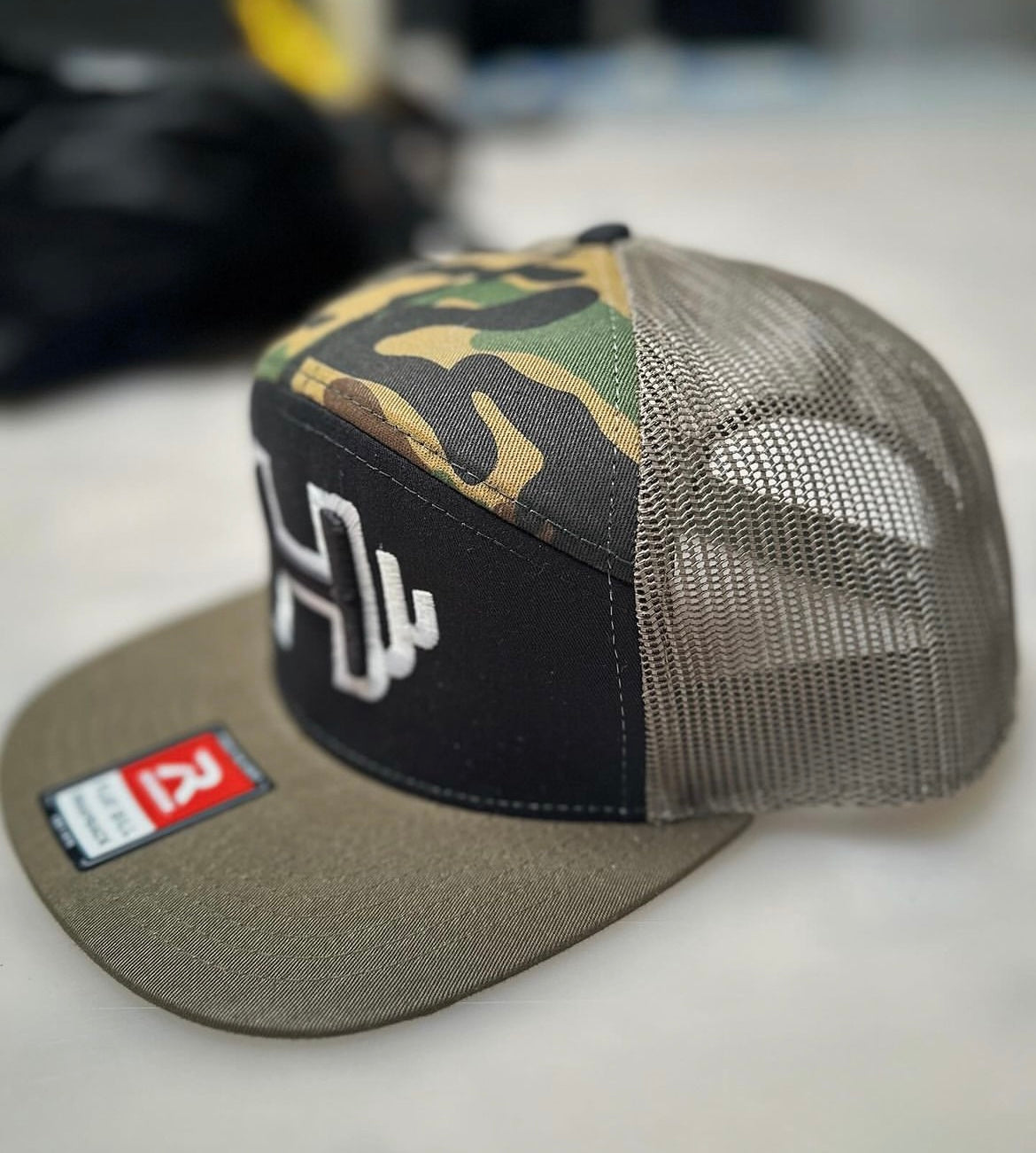 Seven Panel Camo Snapback